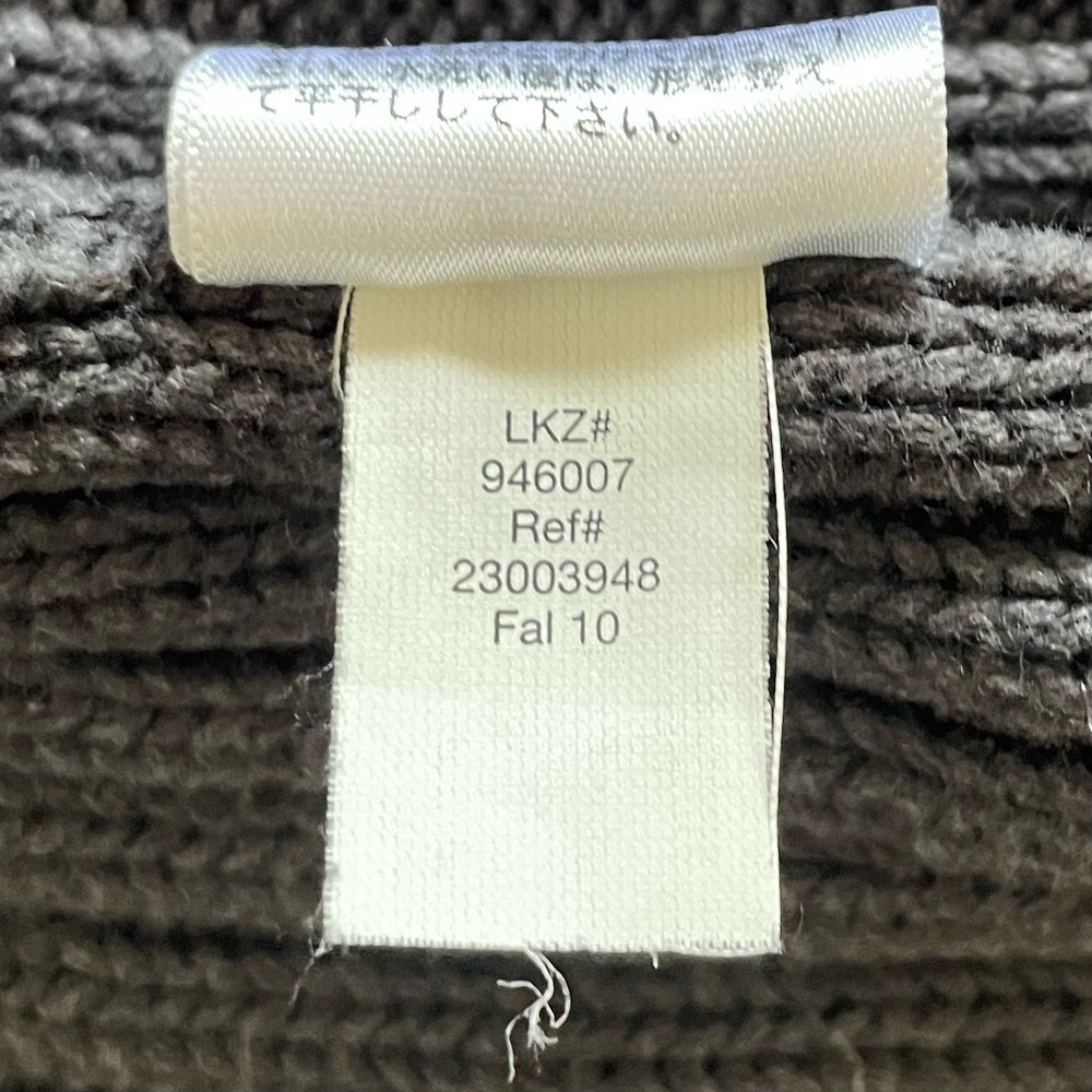 Eddie Bauer Shawl Collar Knit Cardigan Sweater Women’s M Gray Short Sleeve Y2K - Picture 16 of 16